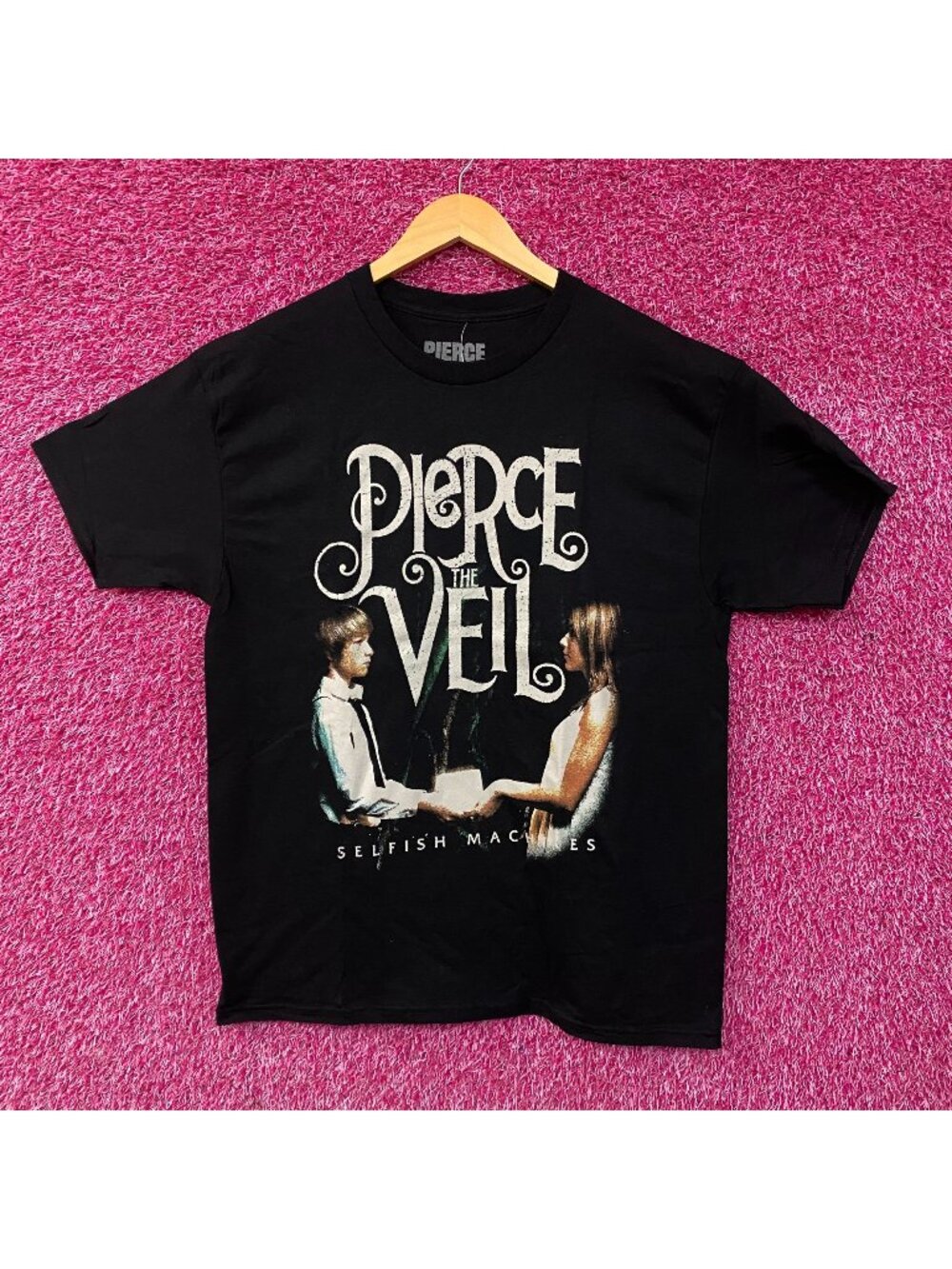 Pierce The Veil "Selfish Machines" Album Graphic T-Shirt Large